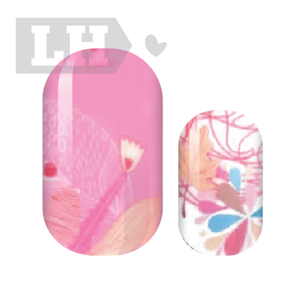 Spring Pomegranate Nail Wraps