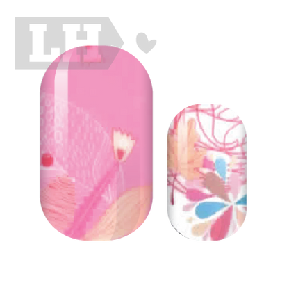 Spring Pomegranate Nail Wraps