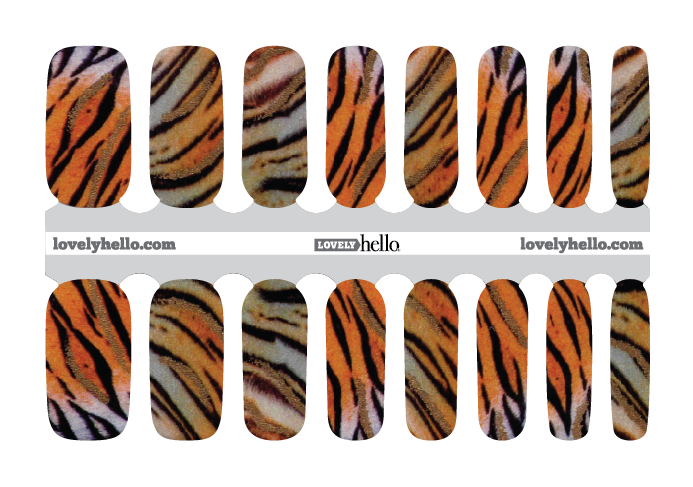 Queen Bengal Nail Wraps