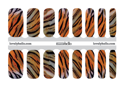 Queen Bengal Nail Wraps