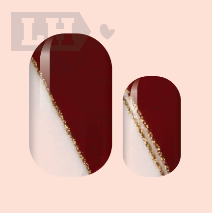 Royal Modern French Nail Wraps