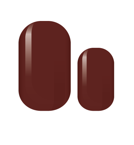 Deep Maroon Nail Wrap