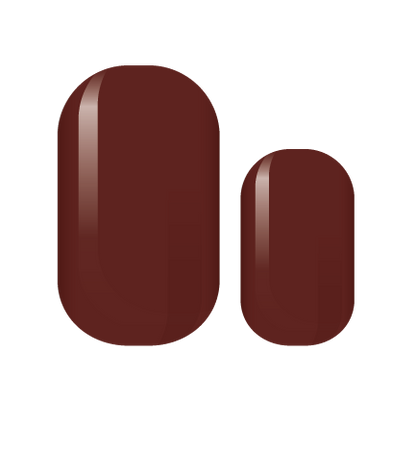 Deep Maroon Nail Wrap