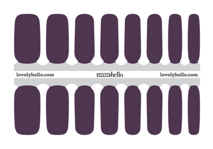 Deep Purple Nail Wrap