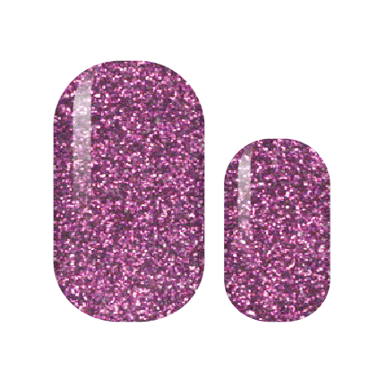 Orchid Glam Nail Wraps