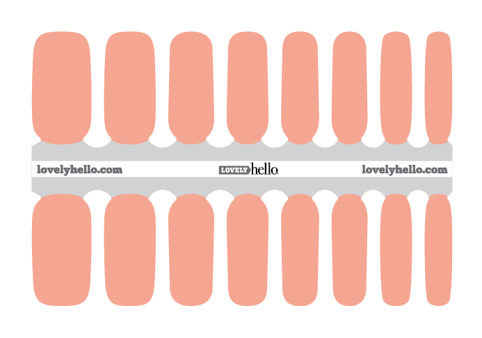 Coral-y Nail Wraps