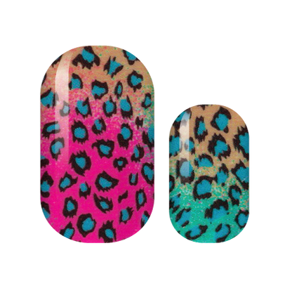 Rainbow Leopard Nail Wraps