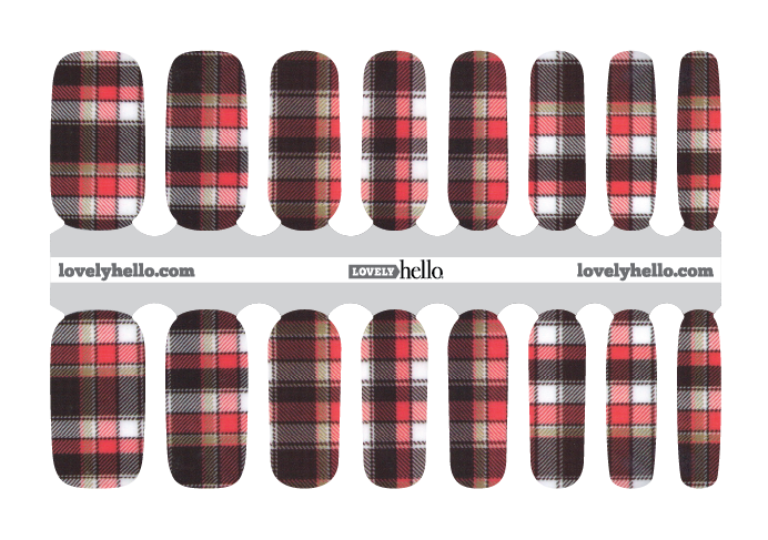 Warmth of Flannel Nail Wraps