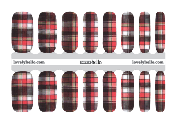 Warmth of Flannel Nail Wraps