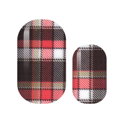 Warmth of Flannel Nail Wraps