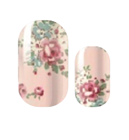 Natural Floral Nail Wrap