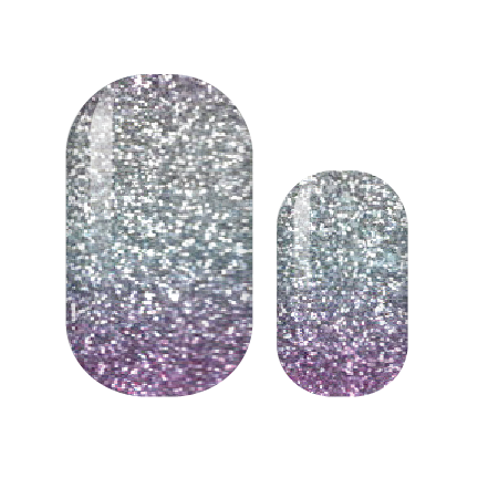 Grape Soda Glitter Nail Wraps