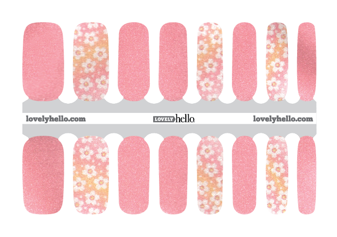 Cherry Blossom Pearl Nail Wraps