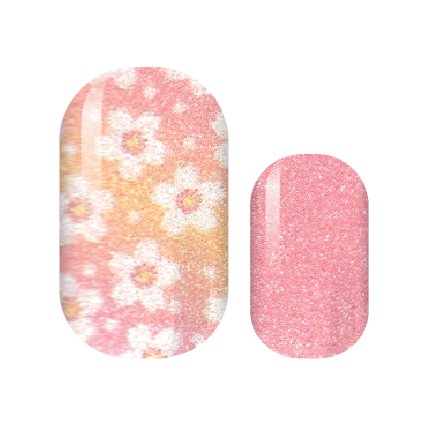 Cherry Blossom Pearl Nail Wraps