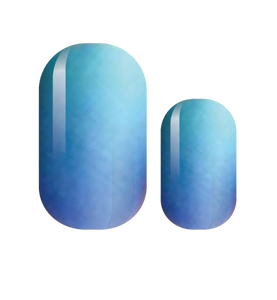 Teal Blue Waters Nail Wrap
