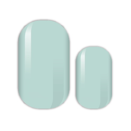 Subtle Seafoam Nail Wraps