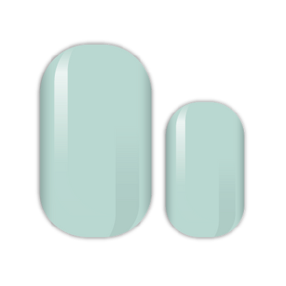 Subtle Seafoam Nail Wraps