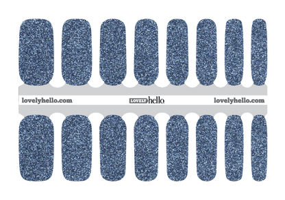 Periwinkle Sparkle Nail Wraps