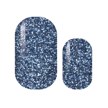 Periwinkle Sparkle Nail Wraps