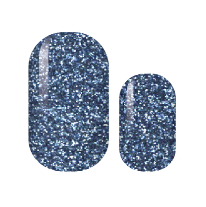 Periwinkle Sparkle Nail Wraps