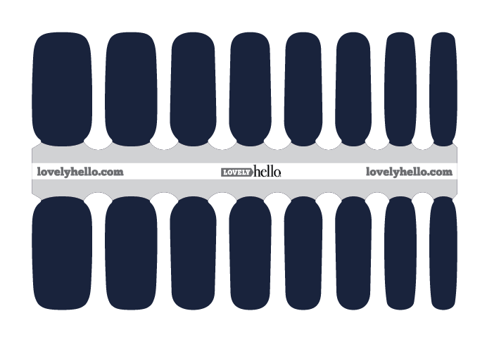 Dark Wash Navy Nail Wrap