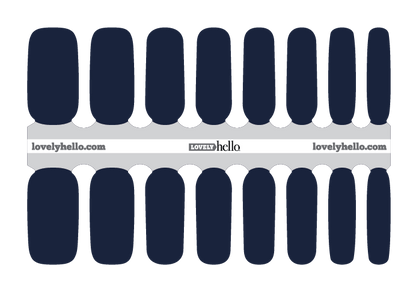 Dark Wash Navy Nail Wrap