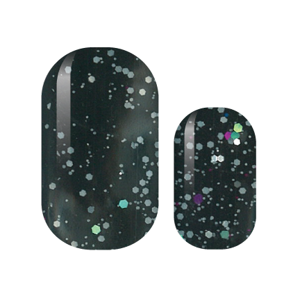 Glitter Galaxy Nail Wraps