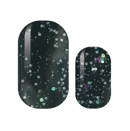 Glitter Galaxy Nail Wraps