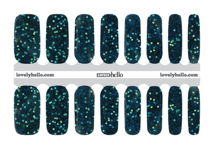 Sparkle Under the Sea Nail Wraps