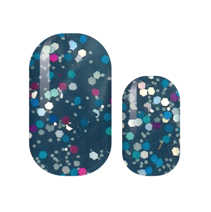 Glitter Bubbles Nail Wraps