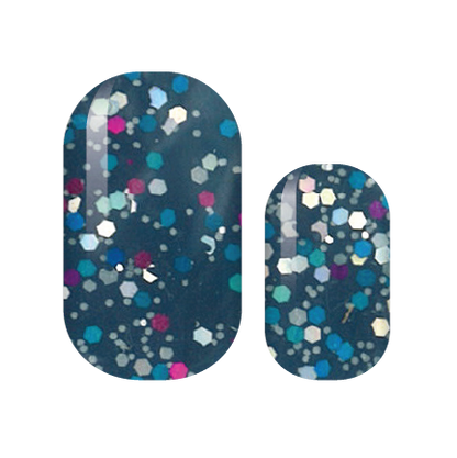 Glitter Bubbles Nail Wraps