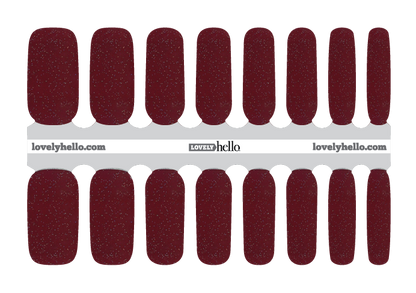 Scarlet Sparkle Nail Wrap