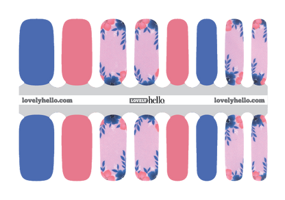 La Hacienda Floral Nail Wraps
