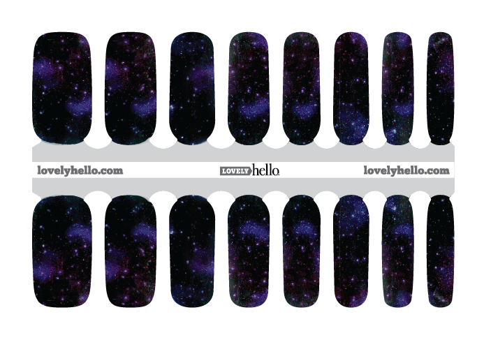 To The Moon And Back Nail Wraps