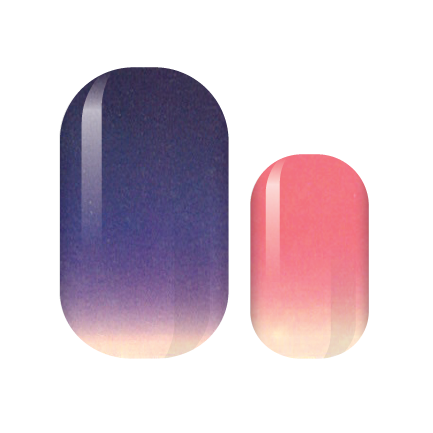 Neon Sunsets Nail Wraps