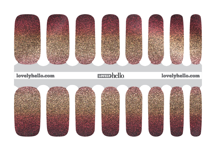 Autumn Ombre Nail Wraps