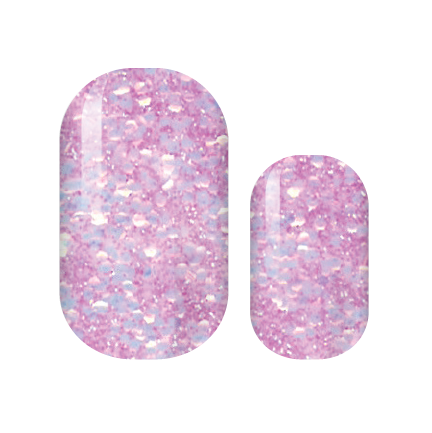 Rock Candy Purple Glitter Nail Wrap