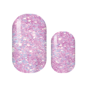 Rock Candy Purple Glitter Nail Wrap