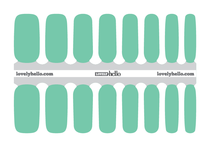 Minty Fresh Nail Wraps