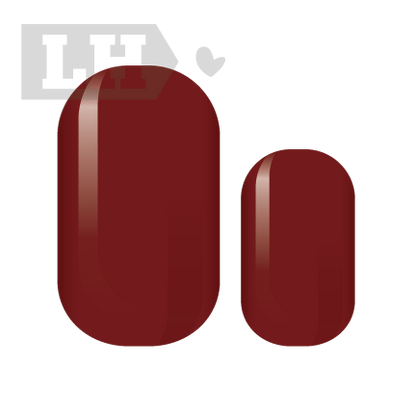 Brick Red Nail Wrap