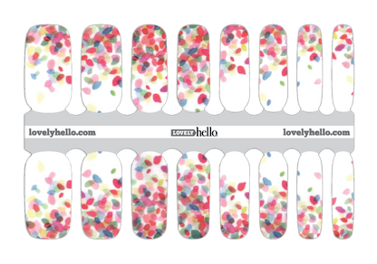 Confetti Lights Nail Wraps