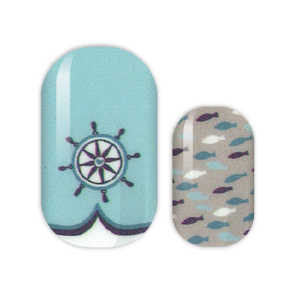 Anchors Aweigh Nail Wraps