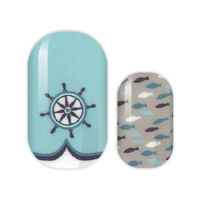 Anchors Aweigh Nail Wraps