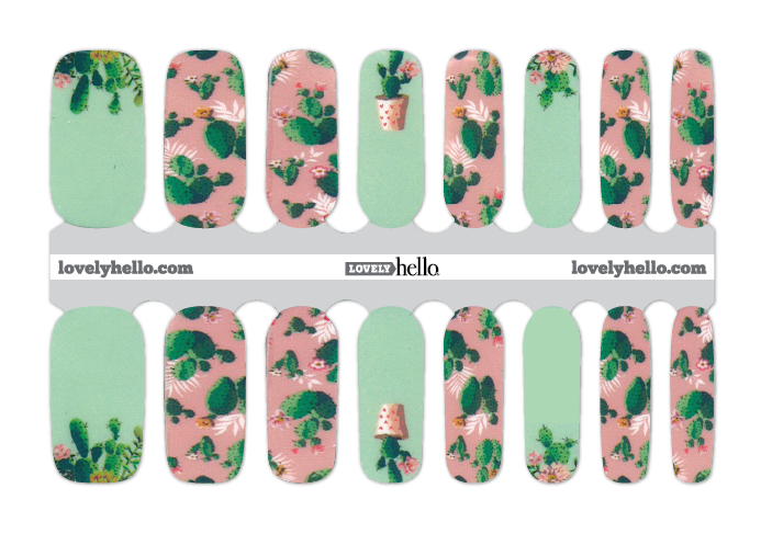 Succulent Surprise Nail Wraps