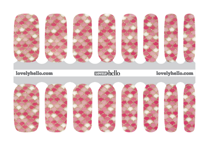 Pink Mermaid Nail Wraps