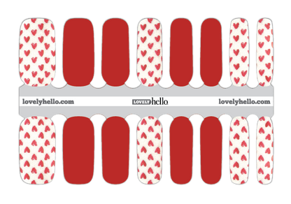 Sweetheart Shimmer Nail Wraps