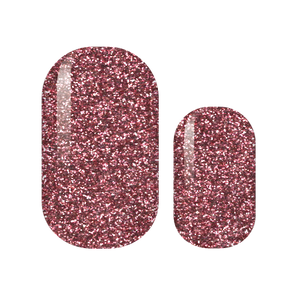 Tickle Me Pink Glam Nail Wraps