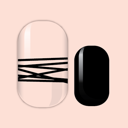 Outside The Lines Nail Wrap