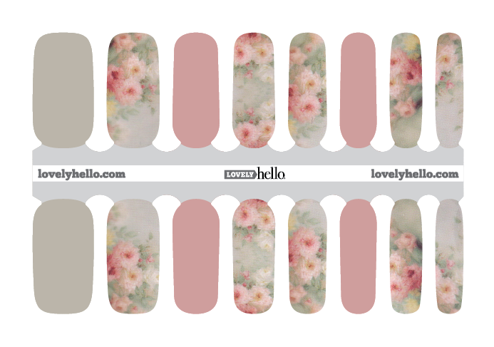 Dreamy Floral Nail Wraps