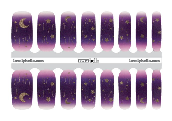 Shooting Stars Nail Wrap